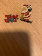 Lot van 2 retro Pins van Kerstmis, Verzamelen, Ophalen of Verzenden, Zo goed als nieuw