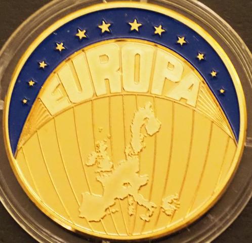 Penning Ecu Europa 1999, Postzegels en Munten, Penningen en Medailles, Overige materialen, Ophalen of Verzenden
