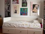 Bed, Huis en Inrichting, Slaapkamer | Bedden, Ophalen, 90 cm, Eenpersoons, Wit