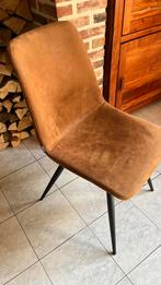6 MX Sofa eetkamerstoelen in ‘Cognac’, Huis en Inrichting, Stoelen, Ophalen, Overige materialen, Overige kleuren, Zo goed als nieuw