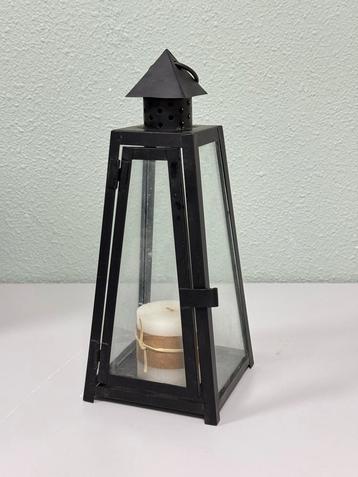 Vintage kaarsenhouder glas metaal kaarsen hanger piramide beschikbaar voor biedingen
