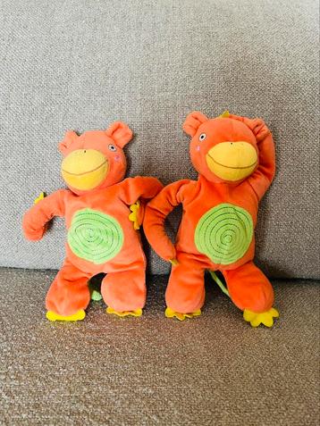🧡🐵 Lot de 2 singes rigolos – pour enfants 🐵🧡, Enlèvement ou Envoi, Comme neuf, Autres types