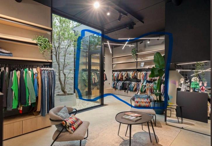 Winkelrekken te koop – 6 stuks, 2 meter breed, Antiek en Kunst, Antiek | Meubels | Kasten, Ophalen