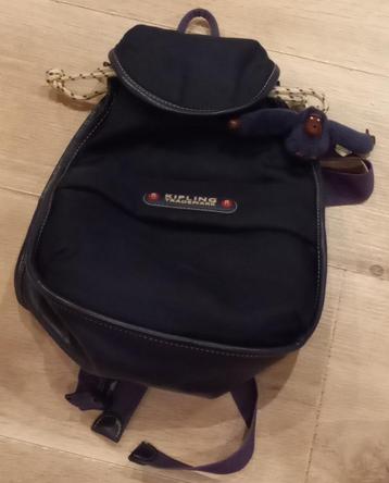 rugzakje Kipling navy (+/- 31 cm)