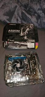 A520m  2x 4gb ram ddr4  amd 5600x cpu, Computers en Software, Moederborden, Ophalen, AMD, DDR4