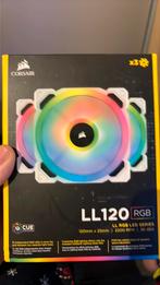 3x corsair ll120rgb fan pack te koop, Computers en Software, Ophalen, Zo goed als nieuw