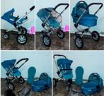 Poussette quinny buzz 3 en 1 bleue turquoise., Kinderen en Baby's, Kinderwagens en Combinaties, Kinderwagen, Quinny