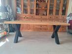 Eettafel uit mangohout, Ophalen, Zo goed als nieuw