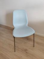 Chaises IKEA Leifarne (Lot de 2) - Bleue/Chrome - Bon état, Maison & Meubles, Chaises, Métal, Comme neuf, Deux, Enlèvement