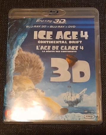 Dubbel blu-ray Ice age 4 continental drift (3d & gewoon) beschikbaar voor biedingen