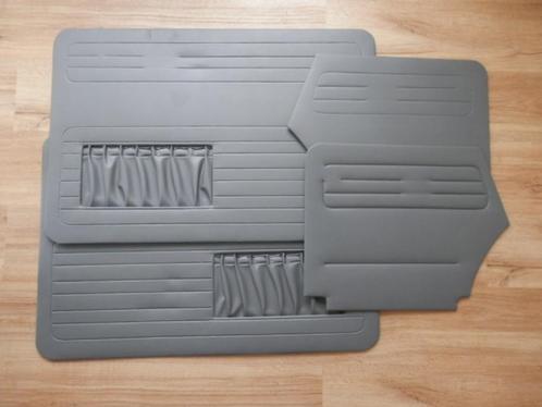 Deur- en achterpanelen Kever Cabrio na 08-1972, grijs, Auto-onderdelen, Interieur en Bekleding, Oldtimer onderdelen, Volkswagen
