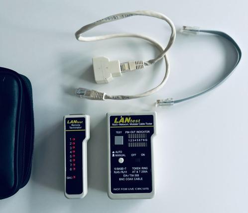 Kabel Tester Coaxial, RJ45, Bricolage & Construction, Instruments de mesure, Utilisé, Autres appareils de mesure ou compteurs