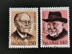 Islande 1980 - Europa CEPT - Islandais célèbres - écrivains, Timbres & Monnaies, Timbres | Europe | Scandinavie, Affranchi, Enlèvement ou Envoi