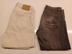 JEANS wit & donkergrijs, Ophalen of Verzenden, Wit