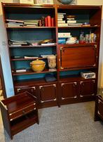 Mobilier complet pour chambre d'étudiant, Enlèvement, Comme neuf, Une personne, Klassiek, mahonielook, volhout (stevig)