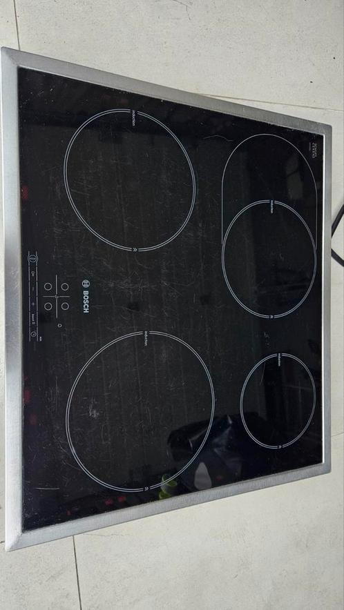 Bosch Inductiekookplaat met boostfunttie en timer/kinderslot, Elektronische apparatuur, Kookplaten, Gebruikt, Inbouw, Inductie