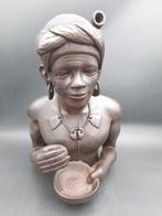 oud houten buste van Filipijnse man, jaren 60, Antiek en Kunst, Ophalen of Verzenden