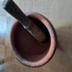 Zeer grote stenen vijzel b=21cm, h=18.5 cm, Ophalen