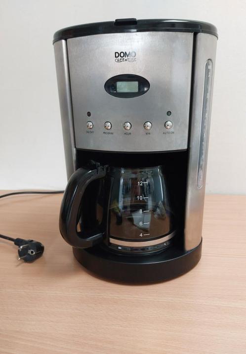 Domo koffiezetapparaat, 1,8L met timer in zeer goede staat, Elektronische apparatuur, Koffiezetapparaten, Zo goed als nieuw, Gemalen koffie