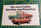 Sticker Volkswagen VW Caddy 1983, Ophalen of Verzenden