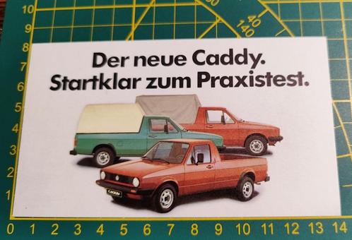Sticker Volkswagen VW Caddy 1983, Verzamelen, Stickers, Ophalen of Verzenden