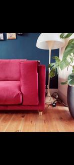 Retro Zetel/sofa met chaise longue en conische pootjes, Ophalen