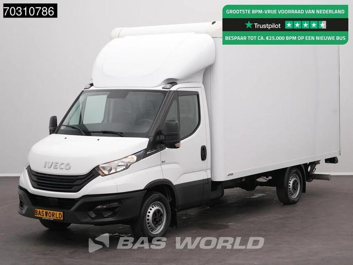 Iveco Daily 35S16 Laadklep Automaat 160PK Bakwagen Airco Cam, Auto's, Bestelwagens en Lichte vracht, Bedrijf, Te koop, Achteruitrijcamera