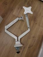 Dubbele monitorarm wit, Computers en Software, Ophalen, Gebruikt