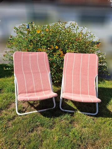Lot de 2 transats vintage  beschikbaar voor biedingen