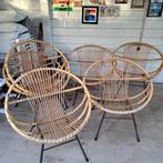 Vintage rotan / bamboe tuinstoelen, Ophalen