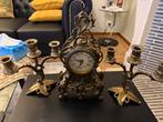 Horloge chemineé avec 2 chandelier, Antiquités & Art, Antiquités | Horloges, Enlèvement ou Envoi