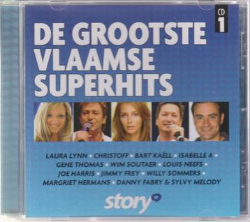 FULL CD - DE GROOTSTE VLAAMSE SUPERHITS (4 stuks) beschikbaar voor biedingen
