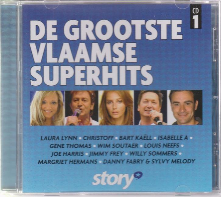 FULL CD - DE GROOTSTE VLAAMSE SUPERHITS (4 stuks), Cd's en Dvd's, Cd's | Nederlandstalig, Zo goed als nieuw, Pop, Ophalen of Verzenden