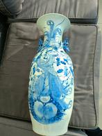 Blauw witte chinese vaas, antiek porselein, Antiek en Kunst, Ophalen