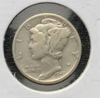 Zilveren One Dime 1943 USA, Zilver, Ophalen of Verzenden, Losse munt, Noord-Amerika