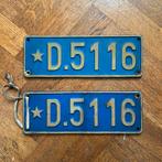 Plaque d’immatriculation Congo Belge (1960?), Collections, Enlèvement ou Envoi, Comme neuf, Voitures