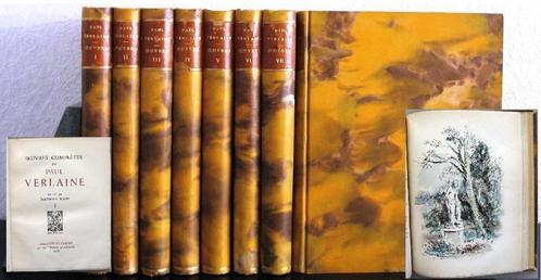 Paul Verlaine 1931 Oeuvres Completes - Gelimiteerde oplage, Antiquités & Art, Antiquités | Livres & Manuscrits, Enlèvement ou Envoi