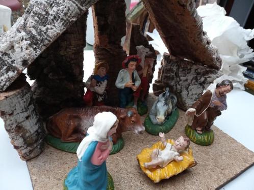 Scène de la Nativité vintage, Divers, Noël, Comme neuf, Enlèvement ou Envoi