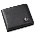 Mercedes Portemonne portefeuille à deux volets cuir noir, Noir, Enlèvement ou Envoi, Neuf