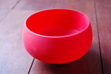 theelichthouder, Knud Holscher design, silicon, ROOD, NIEUW beschikbaar voor biedingen