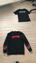 Trui+ T-shirt thrasher, Ophalen of Verzenden, Vans en thrasher, Zo goed als nieuw, Zwart