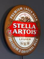 Enseigne lumineuse Stella Artois, Enlèvement ou Envoi, Utilisé, Panneau, Plaque ou Plaquette publicitaire, Stella Artois