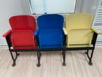Theaterstoeltjes -set van 3, Huis en Inrichting, Stoelen, Ophalen, Gebruikt, Overige kleuren, Drie
