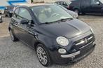 🆕EXPORT•FIAT 500C_1.2 i (69CH)_2013💢EURO 5_FAIBLE KM💢, Auto's, 4 cilinders, Cabriolet, Leder en Stof, Zwart