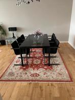 Tafel met 6 stoelen, tv kast, 2 wollen tapijten......, Huis en Inrichting, Zo goed als nieuw, Ophalen