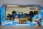 Disney , Burago Donald Duck Formula 1/24 schaalmodel, Verzamelen, Ophalen of Verzenden, Donald Duck, Zo goed als nieuw, Overige typen