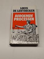 Louis de Lentdecker - Beroemde processen, Gelezen, Ophalen of Verzenden
