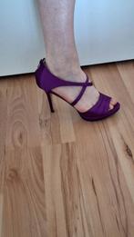 Chaussures satin violet talons aiguilles, Overige kleuren, Nieuw, Ophalen of Verzenden, Schoenen met hoge hakken