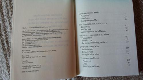Évangile selon Marc / The Gospel According to Mark, Boeken, Godsdienst en Theologie, Zo goed als nieuw, Ophalen of Verzenden