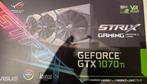 GPU Asus 1070TI Strix, Computers en Software, Videokaarten, Ophalen, PCI-Express 3, Gebruikt, HDMI